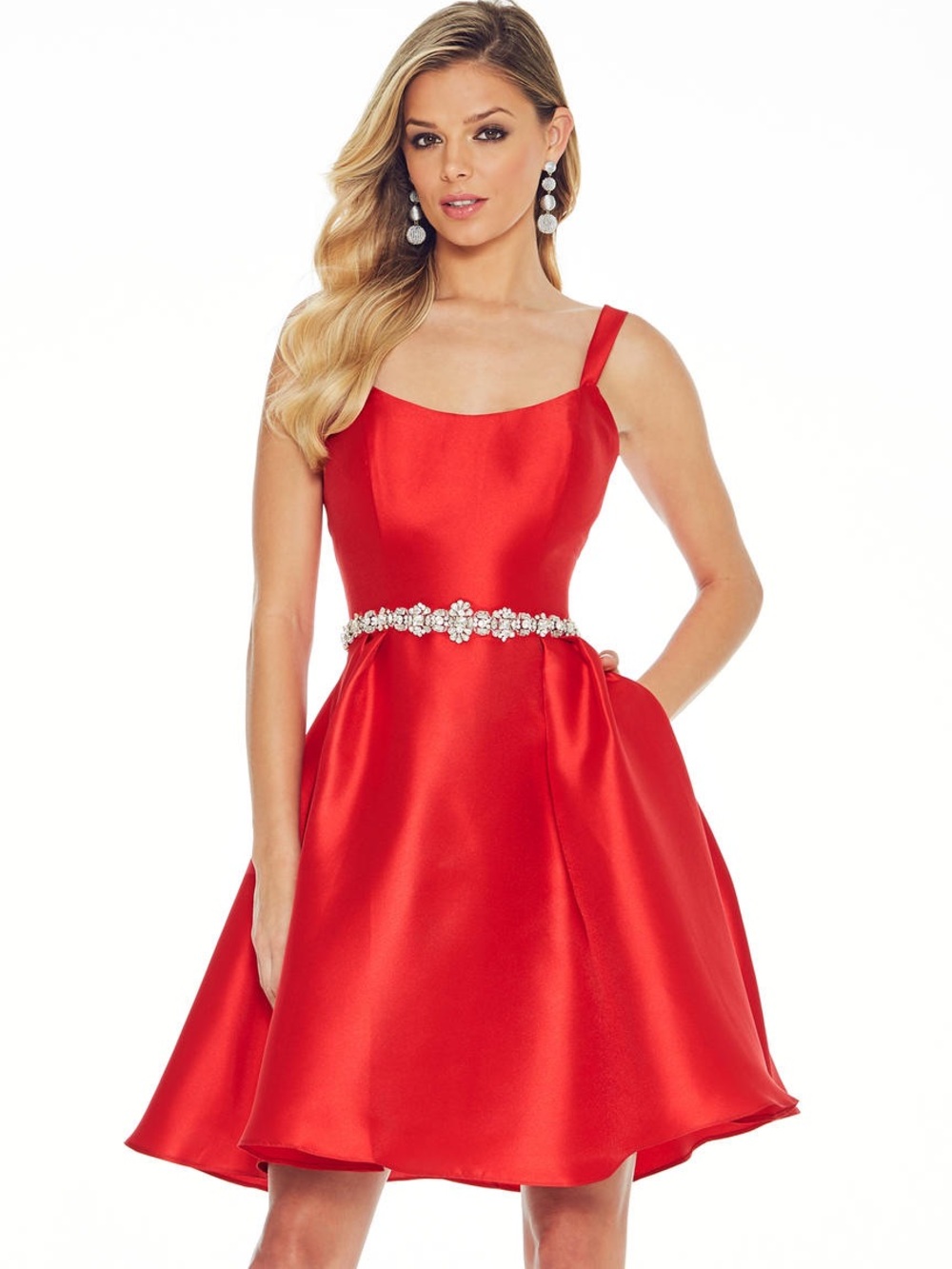 AshleyLauren Red Dress Size 8